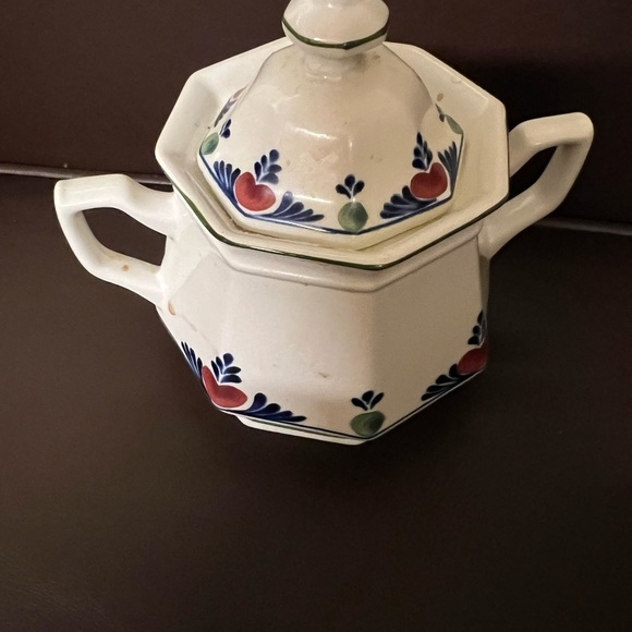 VERUSCHKA vintage English China Sugar bowl & lid - Picture 2 of 4